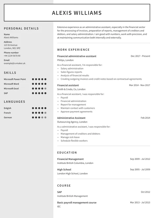 exampleCV
